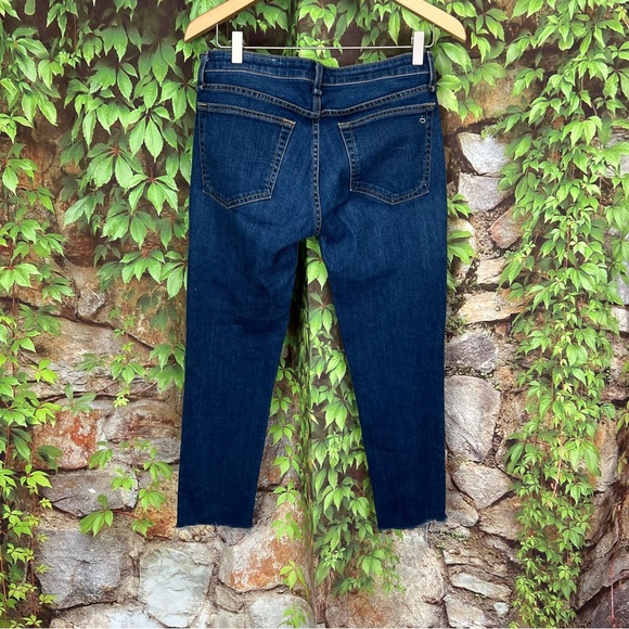 RAG & BONE Dark Wash Indigo Five-Pocket Jeans, 26 - Picture 10 of 15